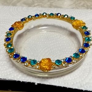 Vintage rhinestone ashtray